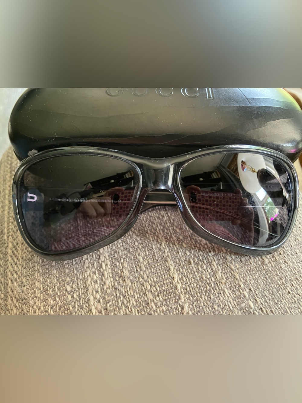 Gucci Sunglasses and Hard Case- GG1400S Vintage Y2K